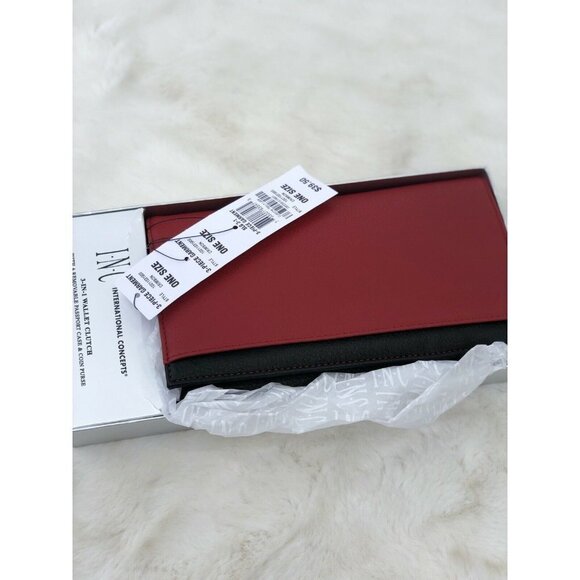 Inc 3 In 1 Wallet Large Women Wallet Clutch With R - Picture 1 of 7